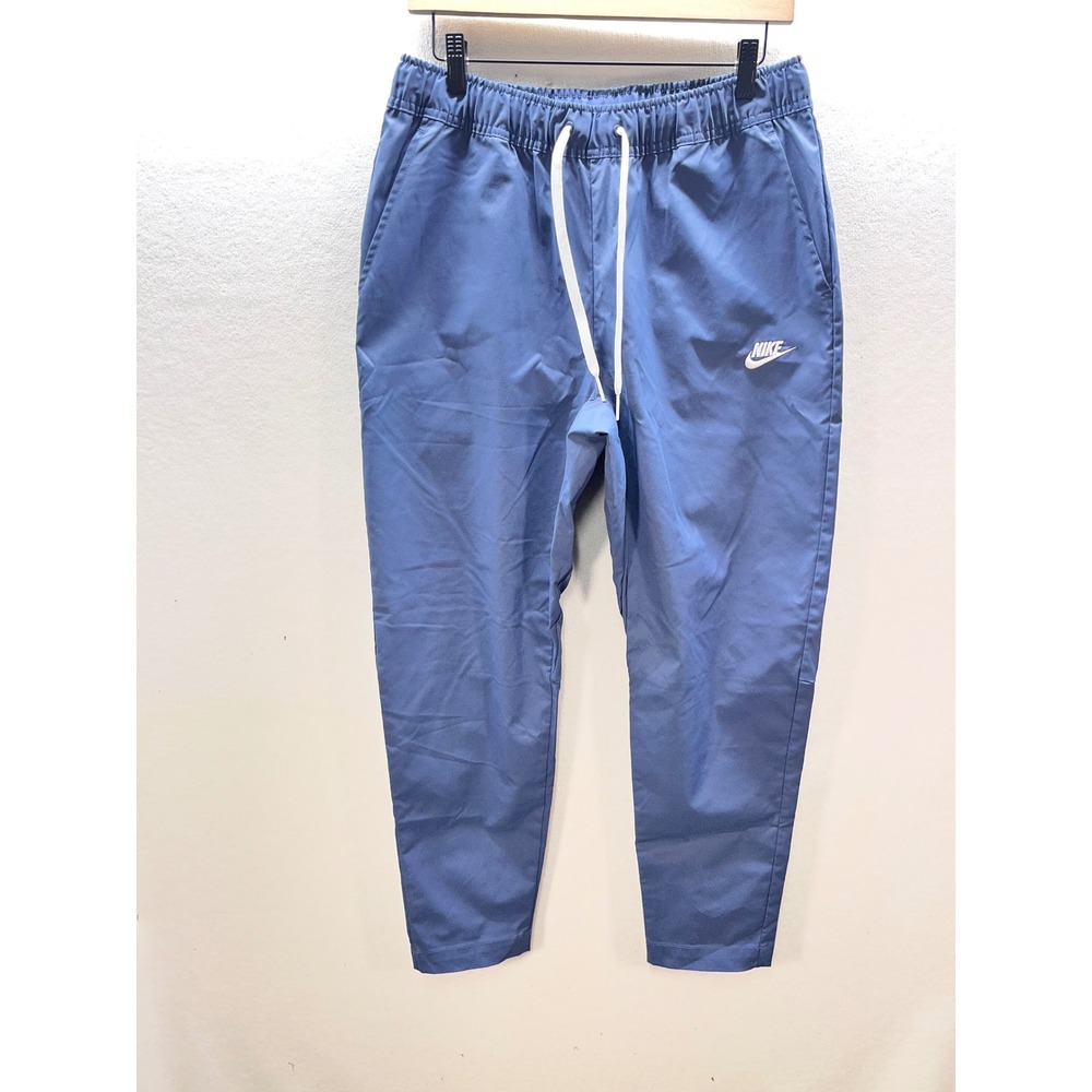 Nike Club Woven Tapered Mens  M Blue Comfy Cool Drawstring 3163